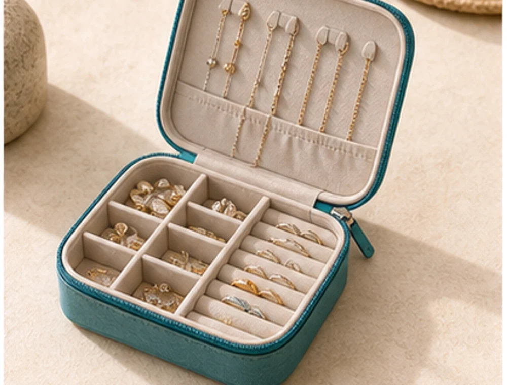 Schmuck-Organizer für Reisen als neutrales Reiseproduktbild