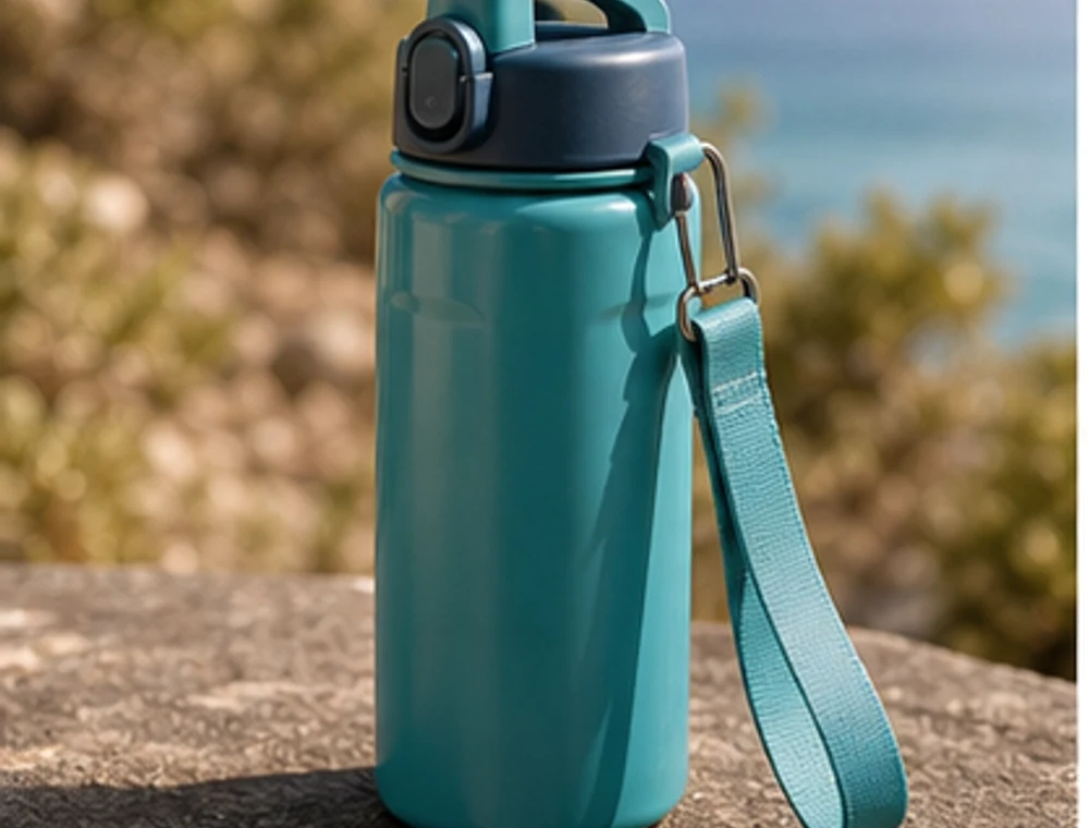 Trinkflasche für Tagesausflüge als neutrales Reiseproduktbild