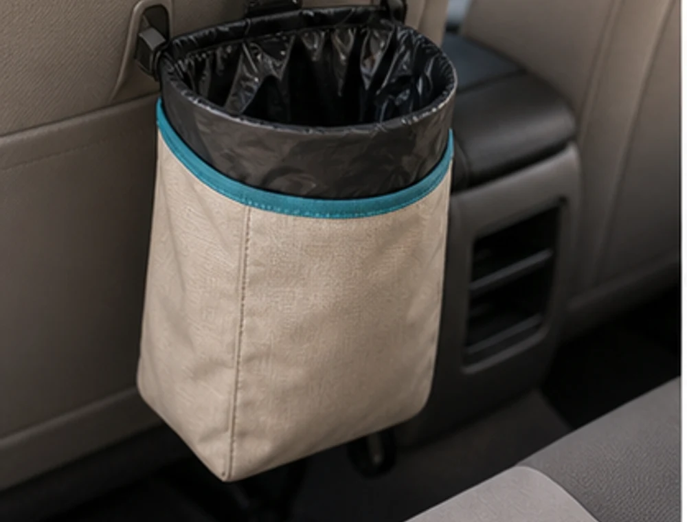 Auto-Müllbeutel als neutrales Reiseproduktbild