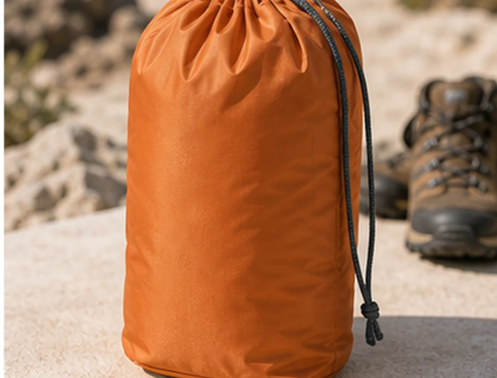 Packsack für Tagesrucksack als neutrales Reiseproduktbild